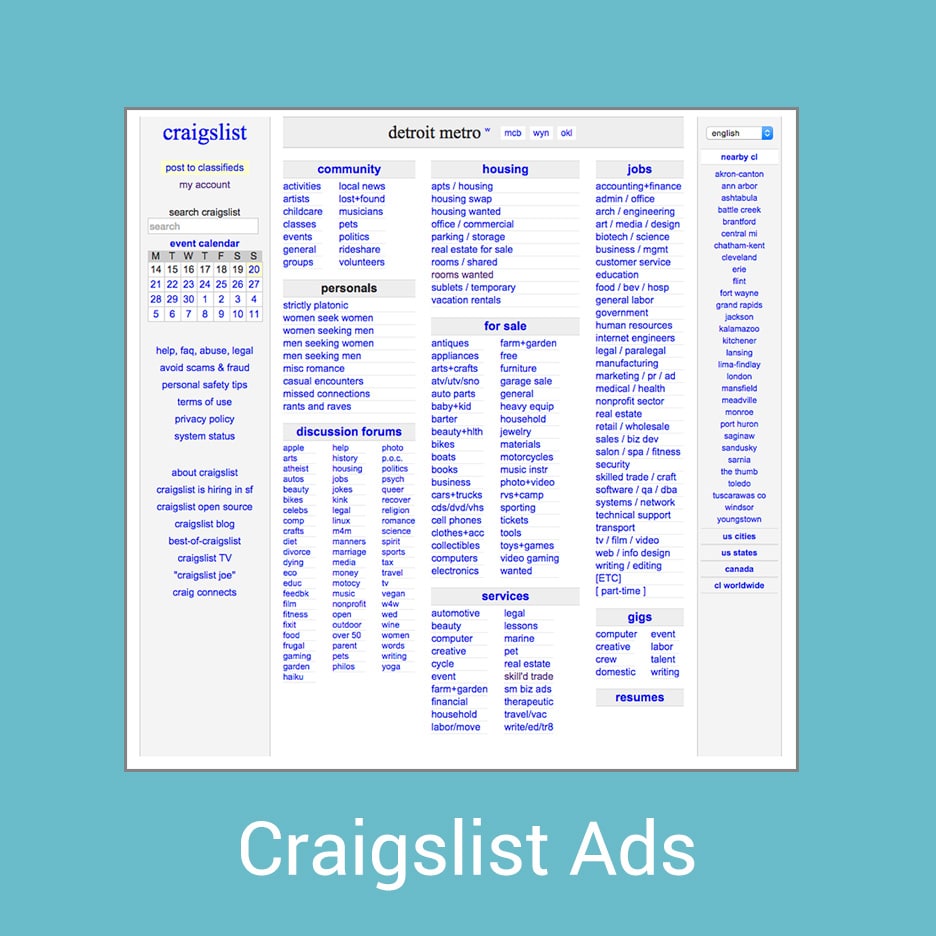 Craigslist Ads Campaigns