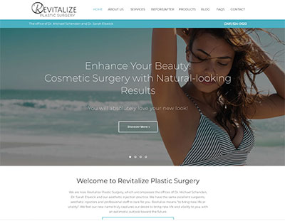 Example Plastic Surgery Marketing Websites